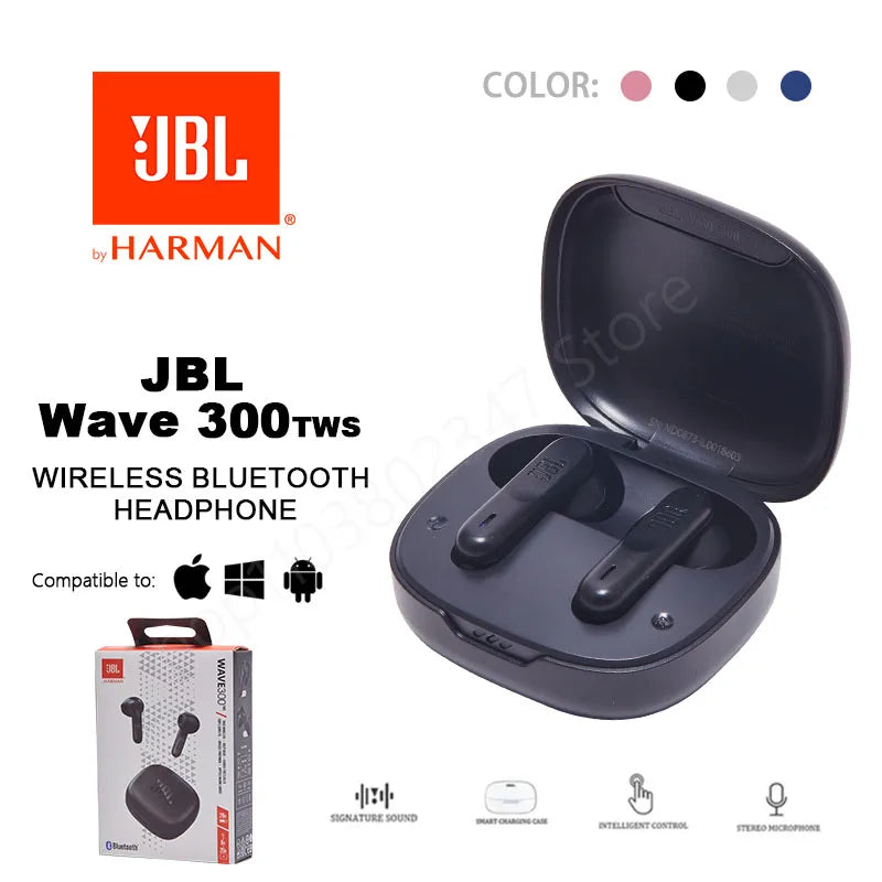 JBL Wave 300TWS – Draadloze In-Ear Oordopjes voor Sport en Actieve Lifestyles