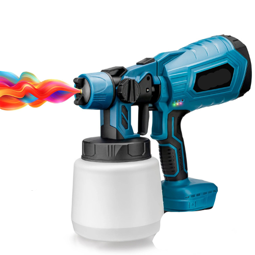 SprayMax 1000 – Krachtige, Draadloze Verfspuit voor Professionele Resultaten!