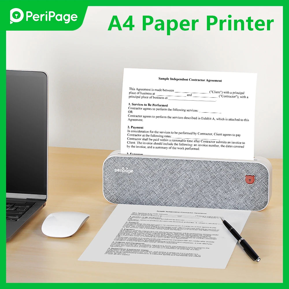 PrintlyGo™ PeriPage A4 Draagbare printer