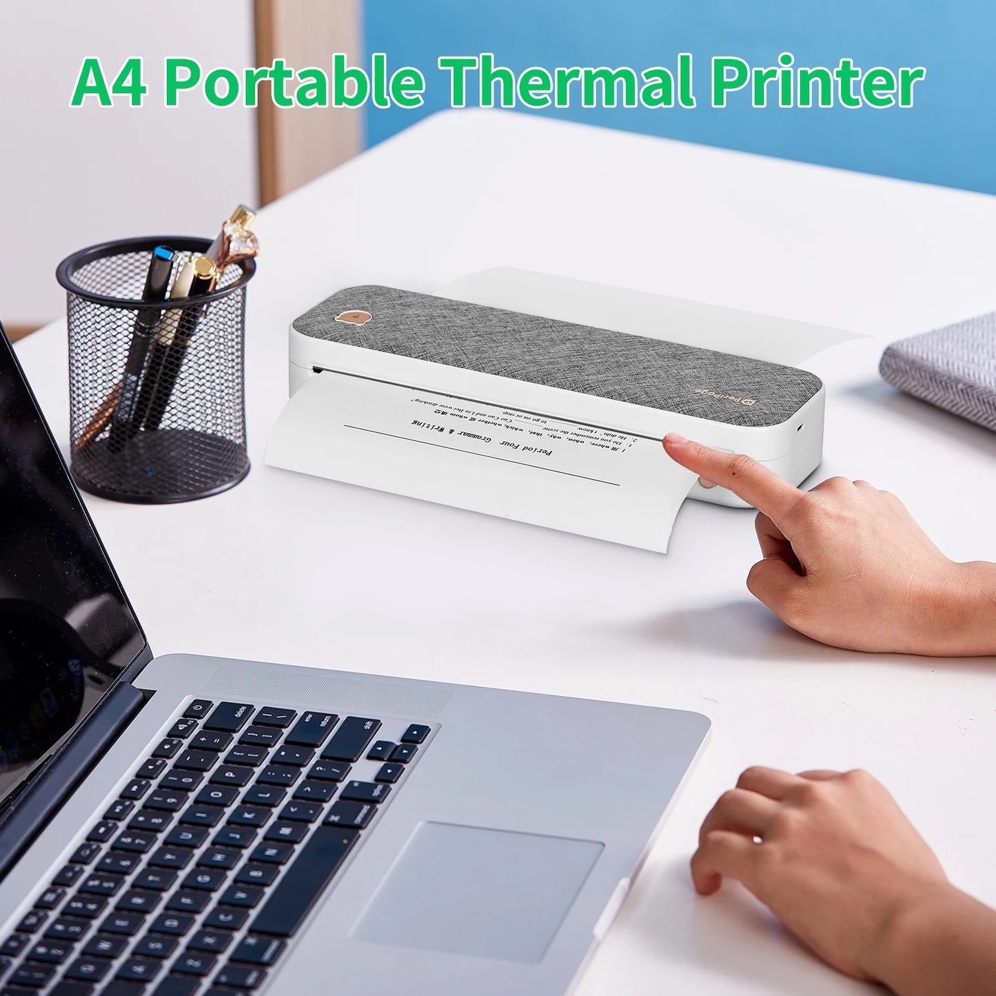 PrintlyGo™ PeriPage A4 Draagbare printer