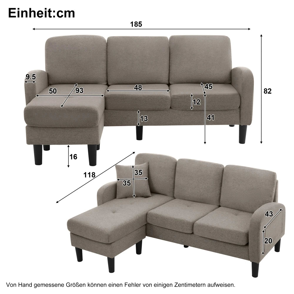 LinoMax 3-Seater Lounge – Ultimatief Comfort en Stijl voor Jouw Woonkamer