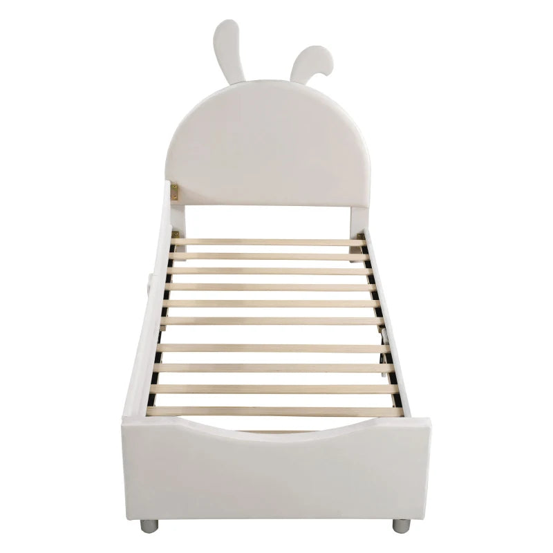 BunnyDreams Kinderbed - Modern Schattig Design met Konijn Hoofdeinde