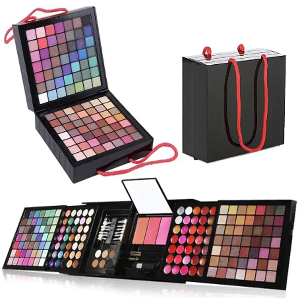 GlamOn-The-Go Make-Up Kit – Complete Set met Spiegel voor Beginners